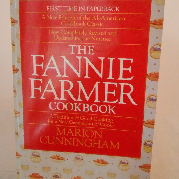 Fannie Farmer Cookbook 13th Edition Paperback, Bantam Books M. Cunningham 1990 - Picture 7 of 7